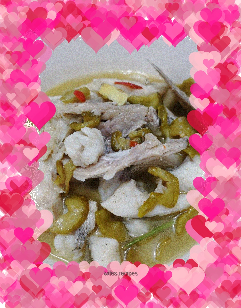 Sweet potato and boiled seabass