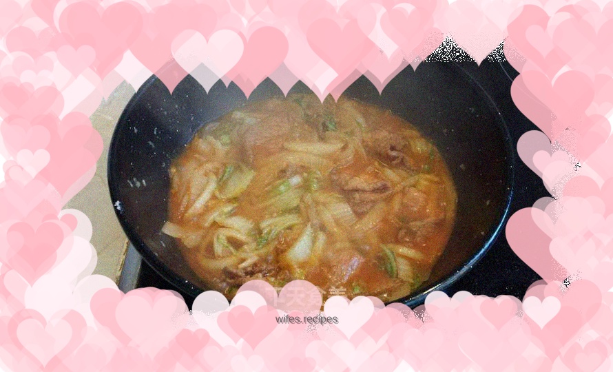 Korean Chili Sauce Pork Stewed Cabbage