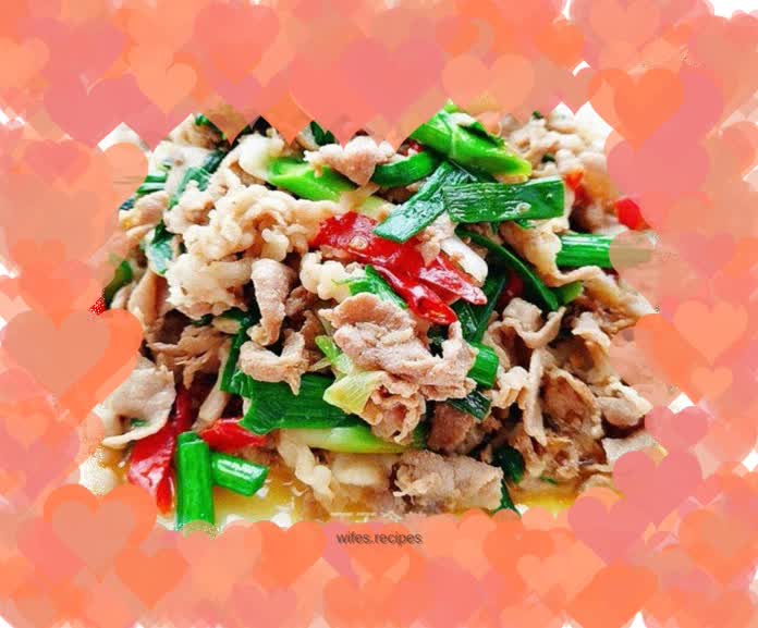 Stir-fried mutton rolls