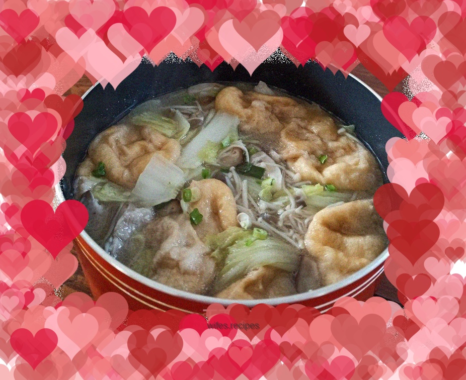 Cabbage oil and gluten braised mushrooms