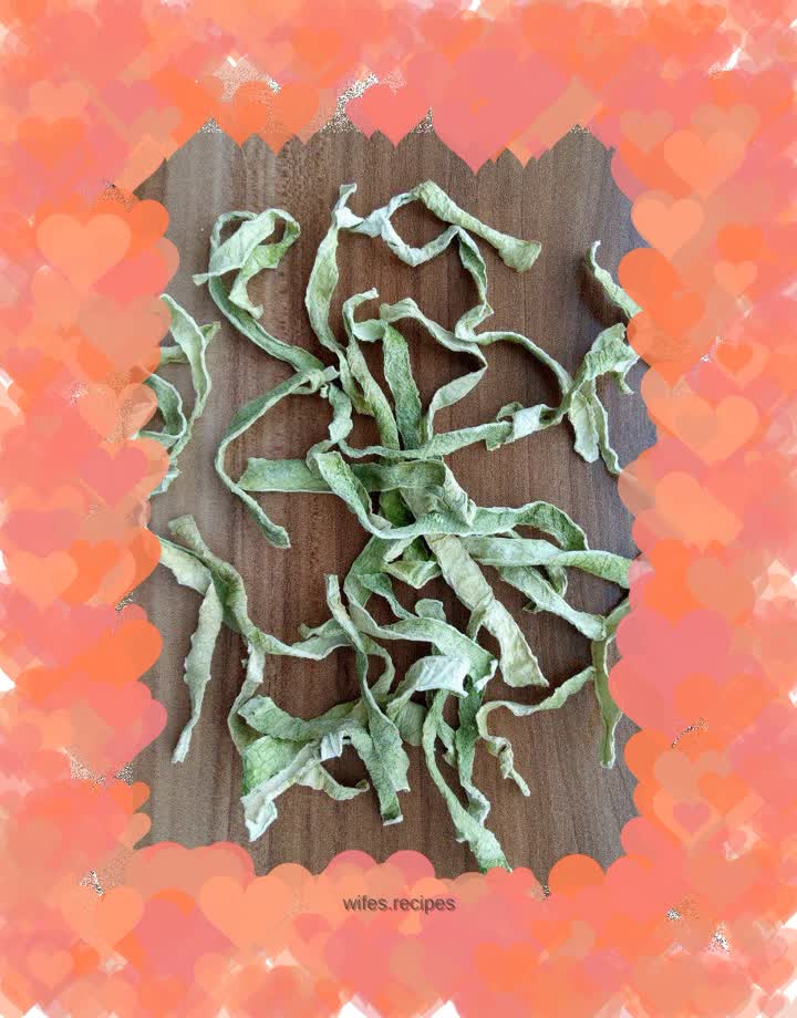 Dried watermelon rind