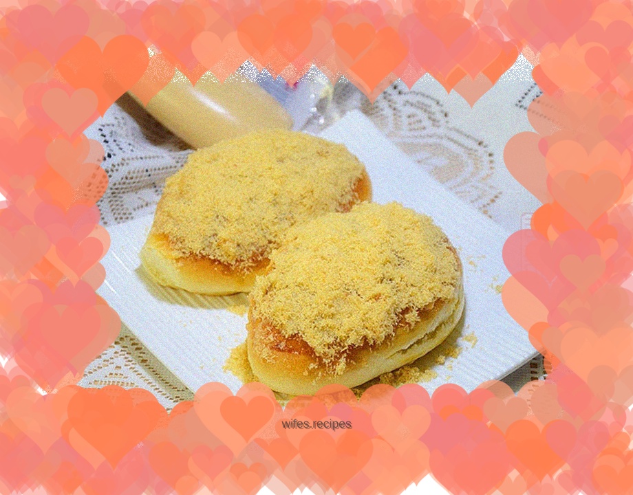 Teriyaki Salad and Pork Floss Bread