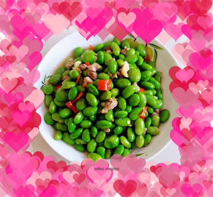 Minced edamame
