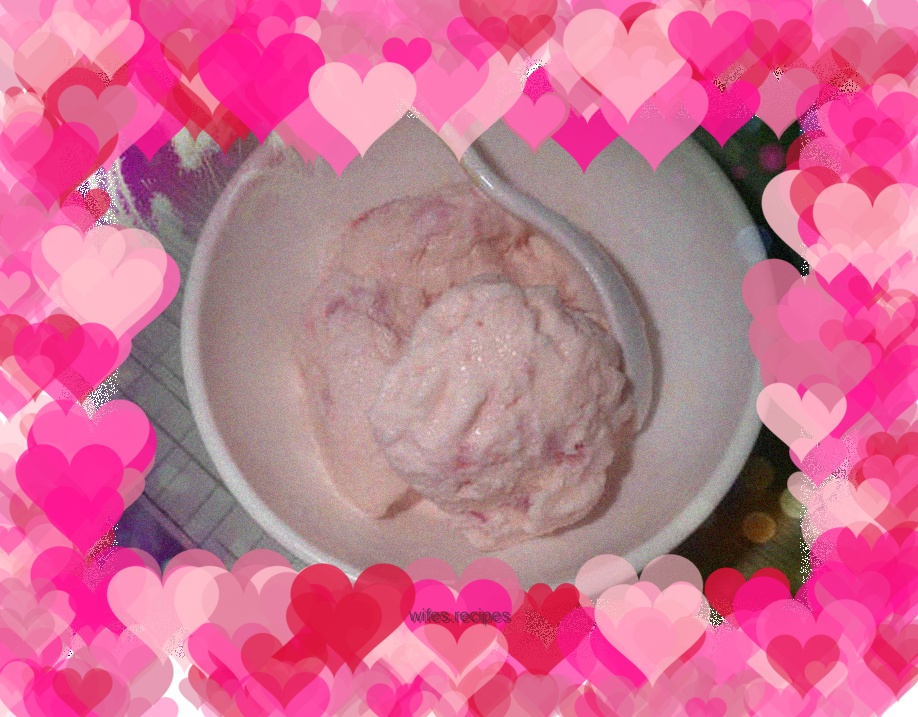 Watermelon ice cream