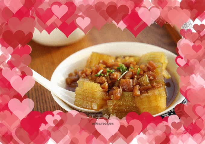 Scallops, tiger skin and winter melon