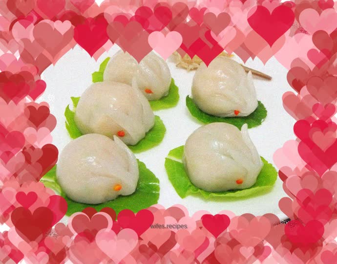Jade Rabbit Crystal Shrimp Dumpling-----delicious and simple