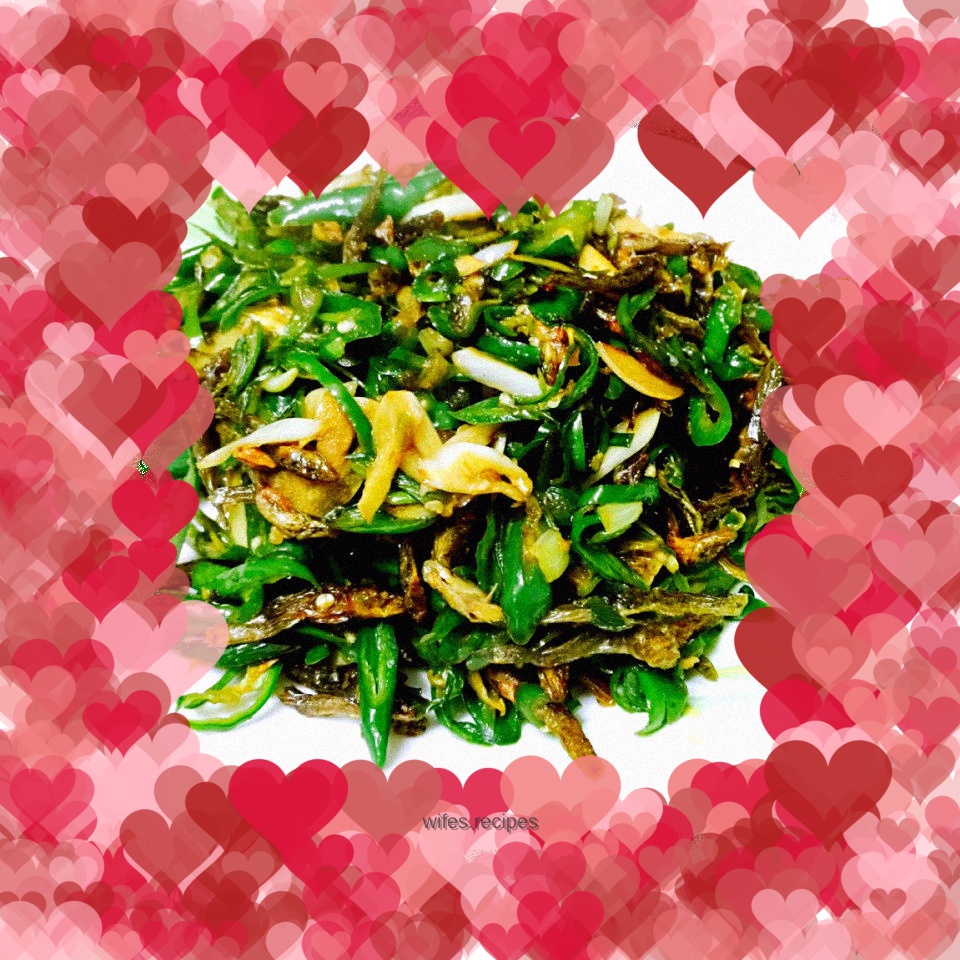 Dried fish and fried chili