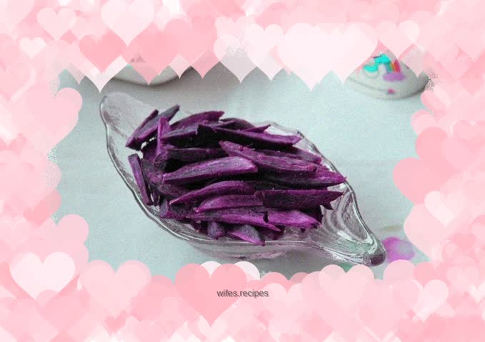 Baked Purple French Fries