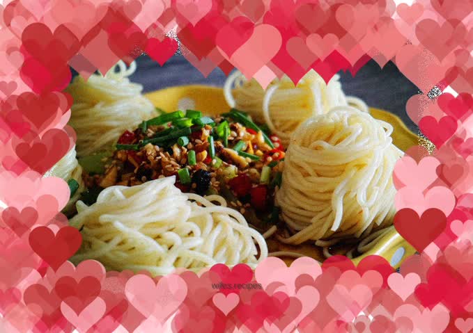 Enoki Mushroom Cold Noodle Rolls