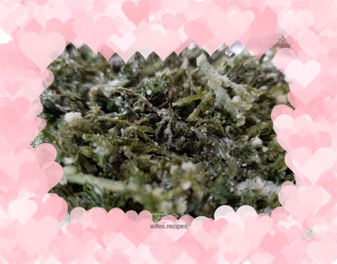 Steamed carrot tassels