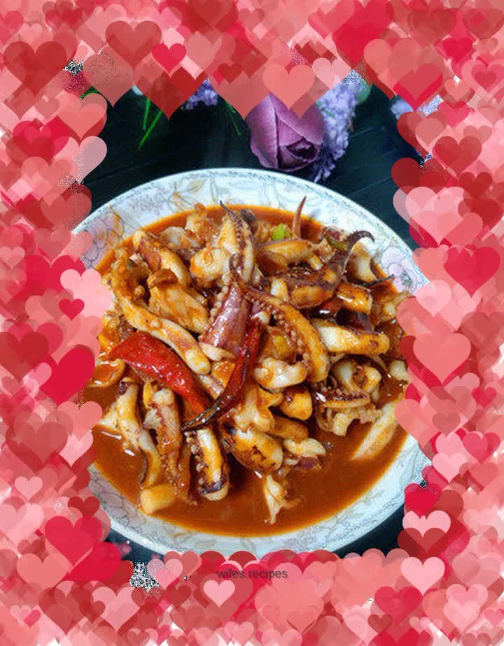 【Shandong】Spicy fried squid tentacles