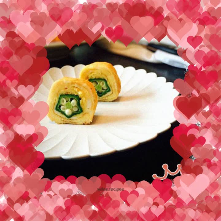 Okra Thick Egg Omelette