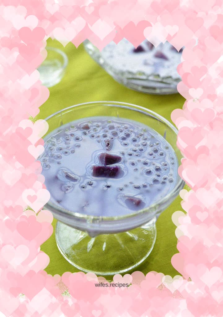 Purple Sweet Potato Sago