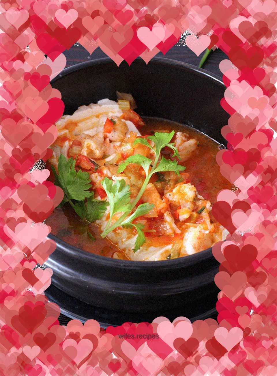 Sweet and sour shrimp tofu