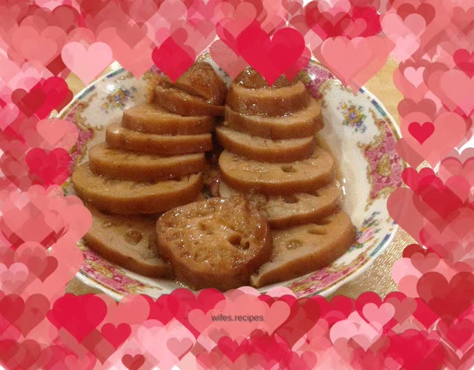 Glutinous rice and lotus root