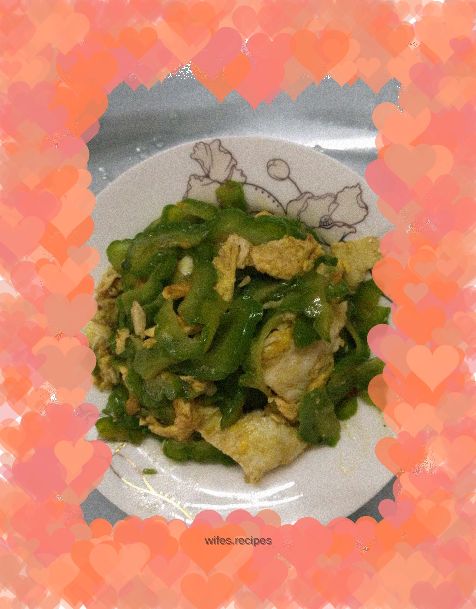 Bitter Melon Scrambled Eggs