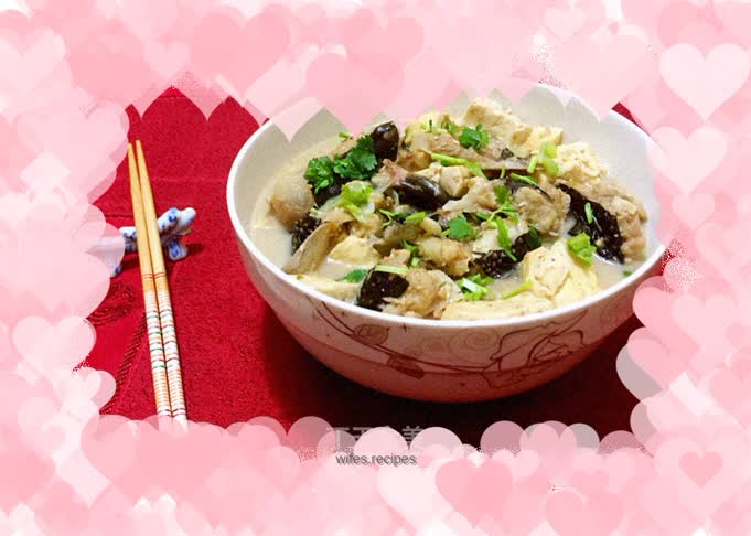 Boss fish stewed with tofu