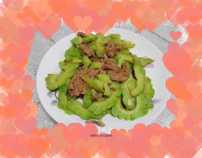 Stir-fried beef with bitter melon