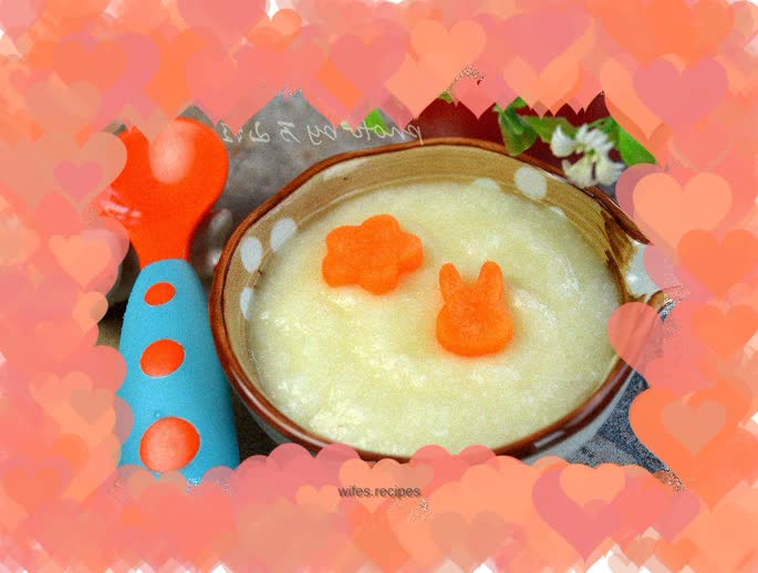 Apple baby rice cereal