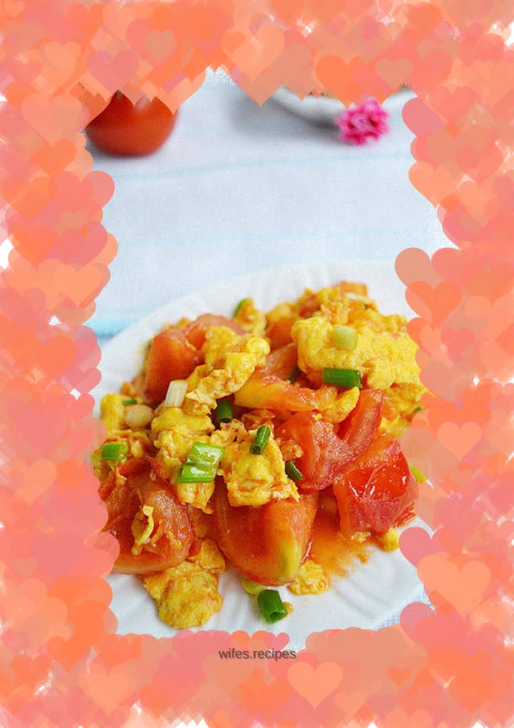 Scrambled eggs with tomatoes