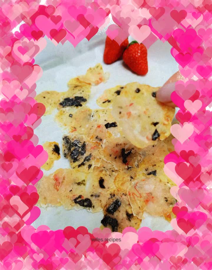 12+ Baby Homemade Seaweed Shrimp Crackers