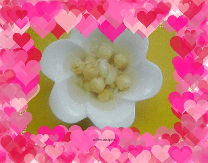 Lotus seed lily sugar water