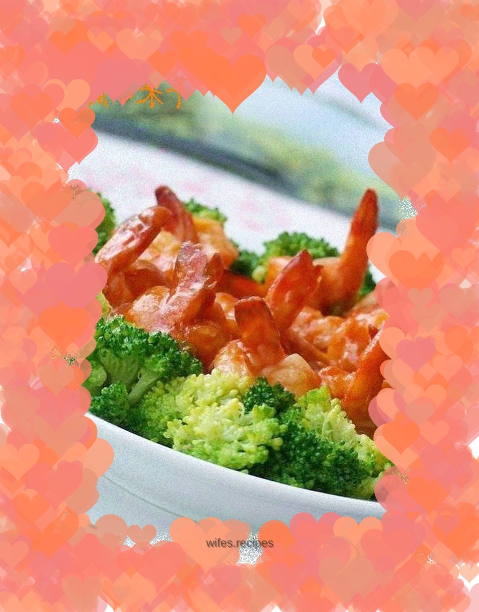 Broccoli and Shrimp Balls in Tomato Sauce