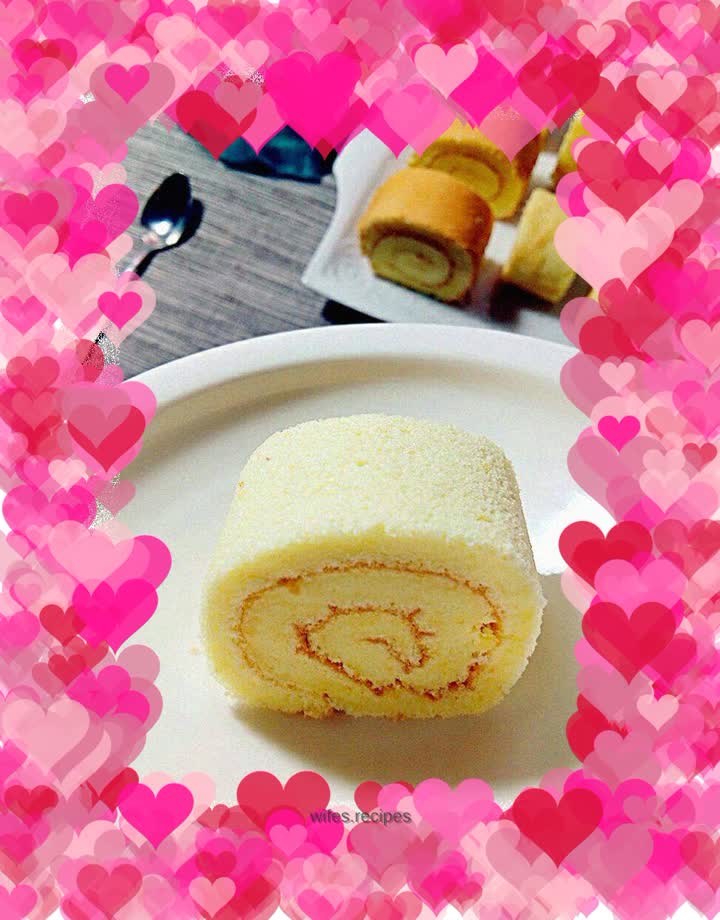 Chiffon cake roll