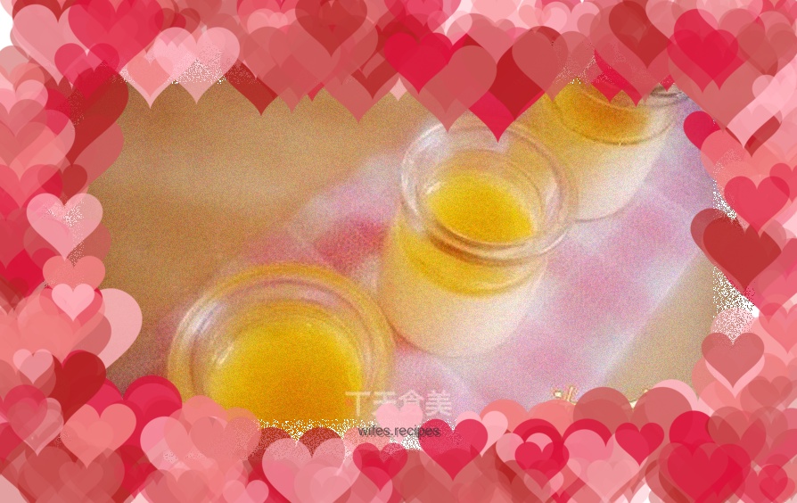 In 2014, our life is sweeter than honey [no-bake version of caramel pudding]