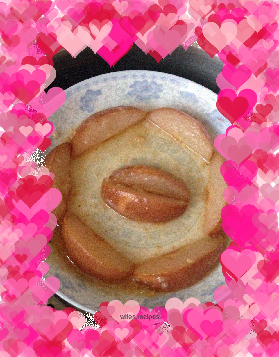 Snow pear steamed rock sugar