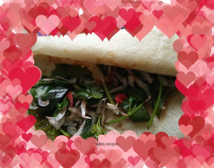 Tiger vegetable roll pancake