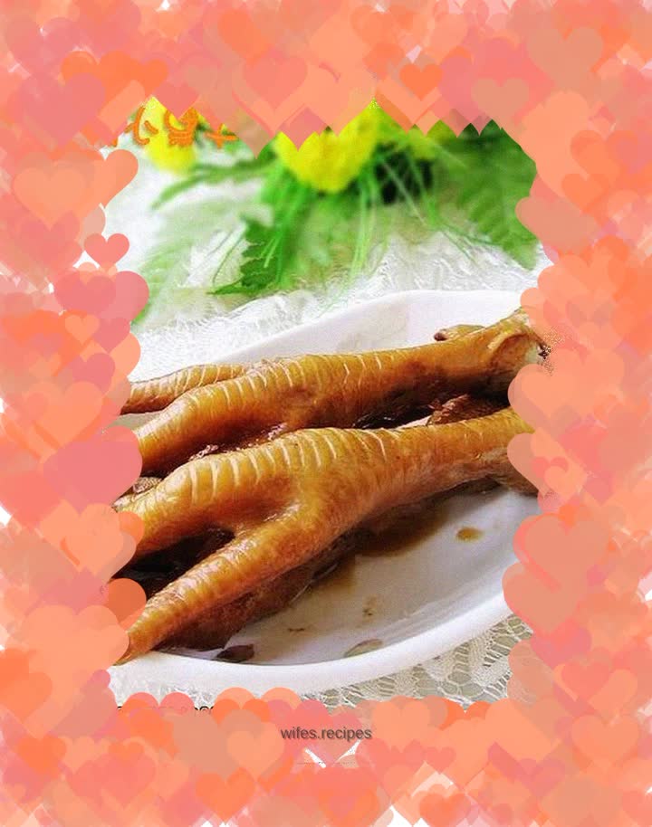 Braised chicken feet