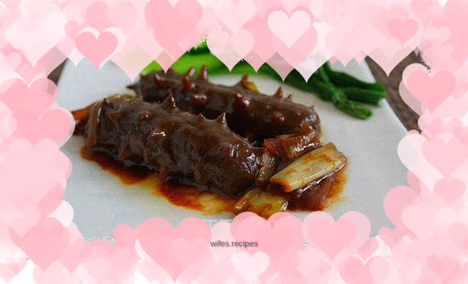 Grilled sea cucumbers with green onions – a home-style recipe for sea cucumbers