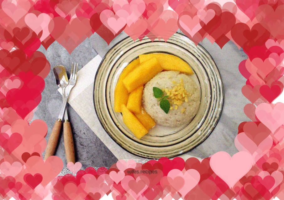 Coconut Milk Mango Sticky Rice