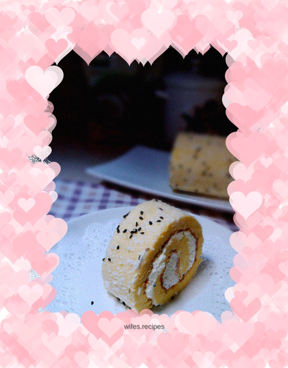 Sesame and coconut egg rolls