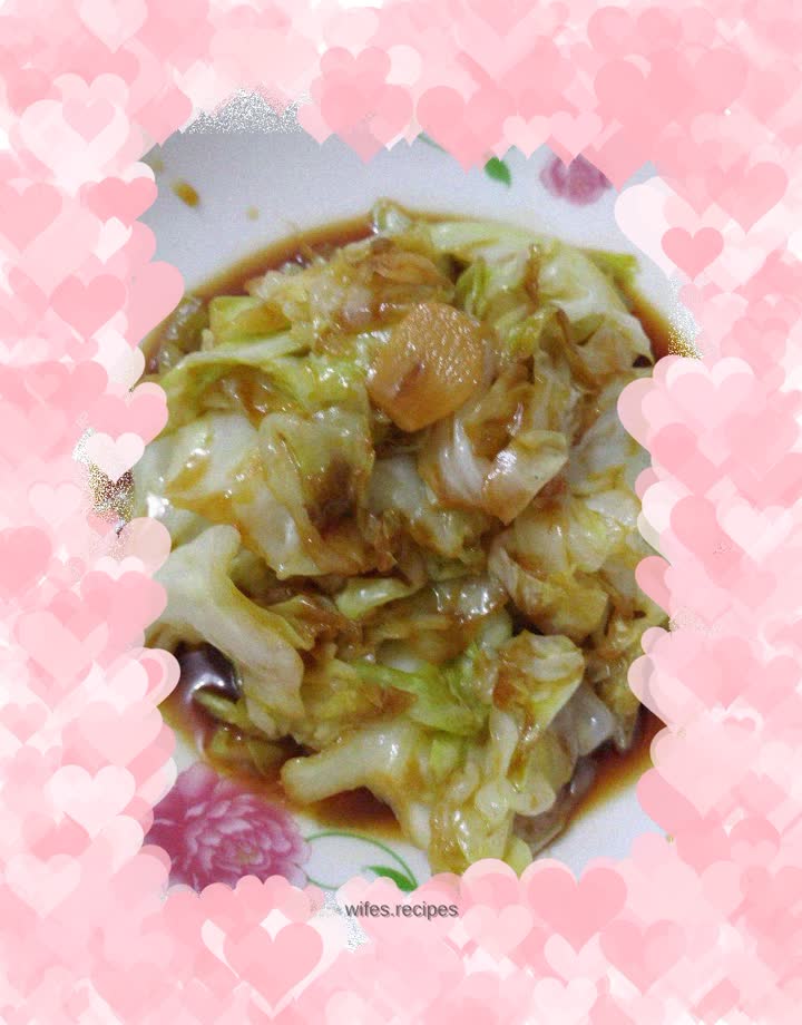Hand-shredded and stir-fried kohlrabi