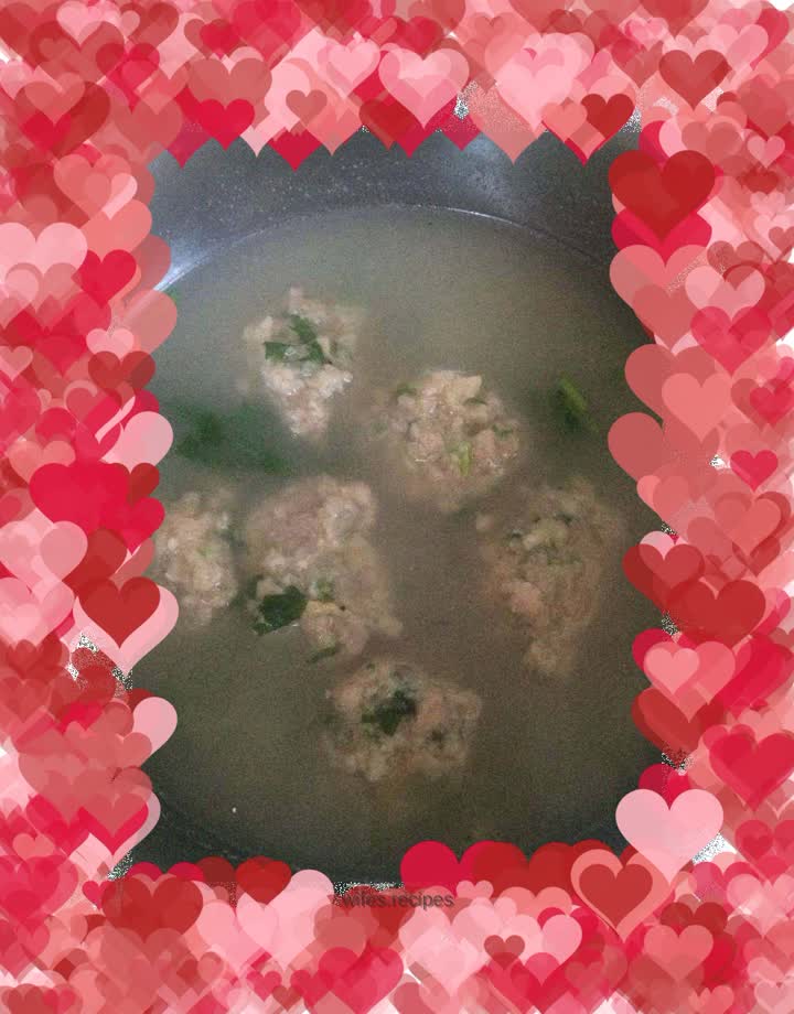 Homemade Vermicelli Ball Soup