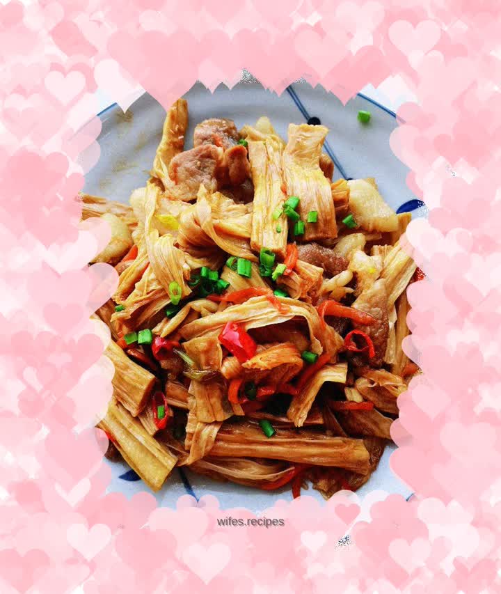 Bean curd roasted pork