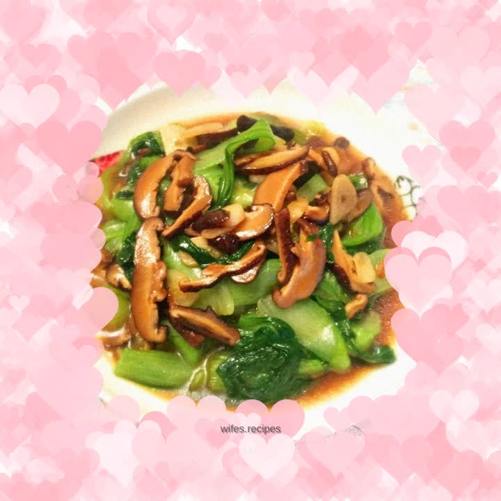 Stir-fried vegetables with mushrooms