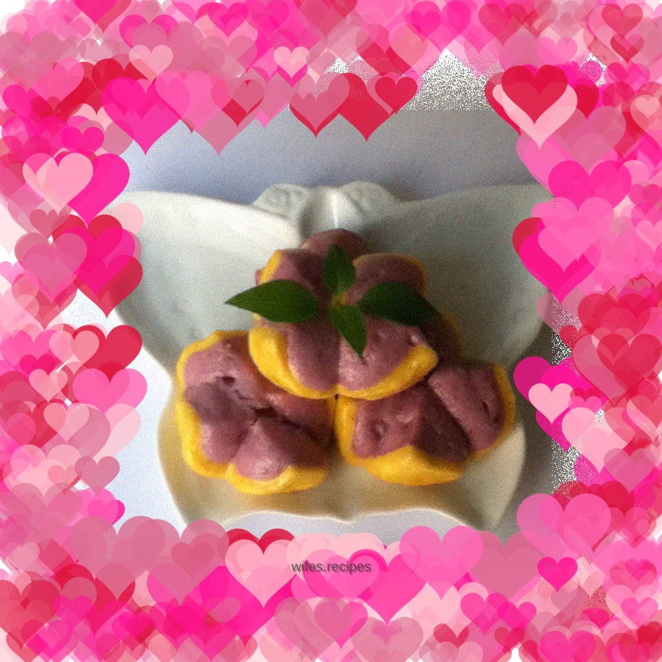 Flowering steamed buns