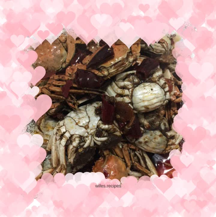 Spicy small hairy crabs small hairy crabs