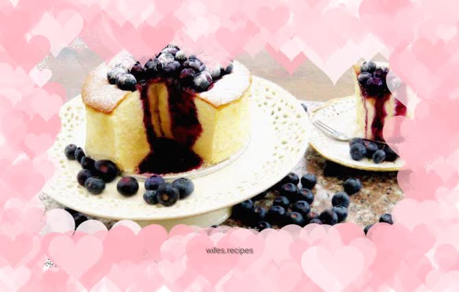 Delicious light cheesecake