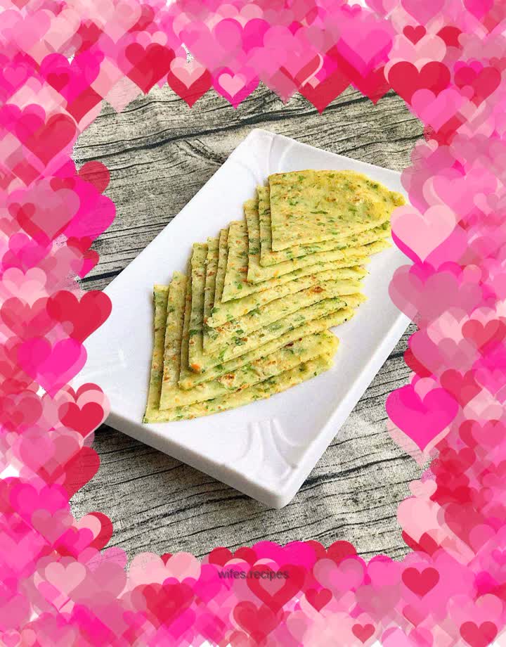 Celery leaf and carrot pancakes