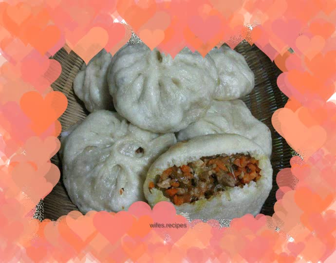 Homemade steamed buns