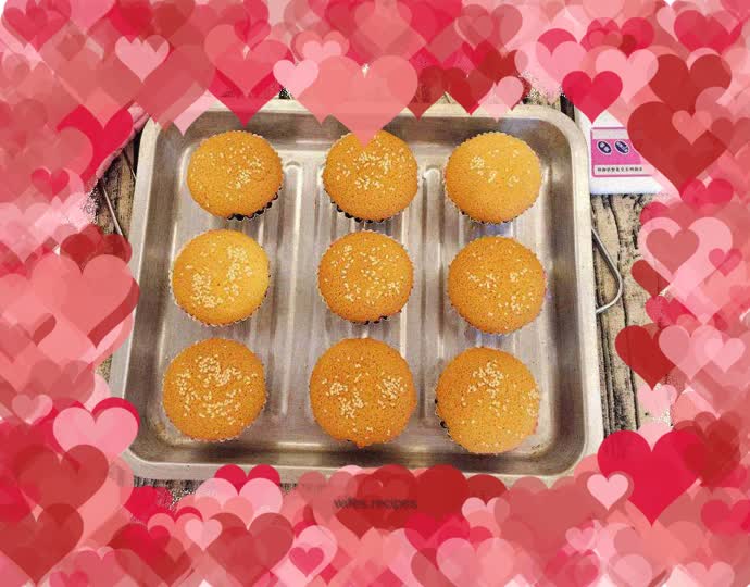 Oil-free and water-free old-fashioned crispy chicken cake
