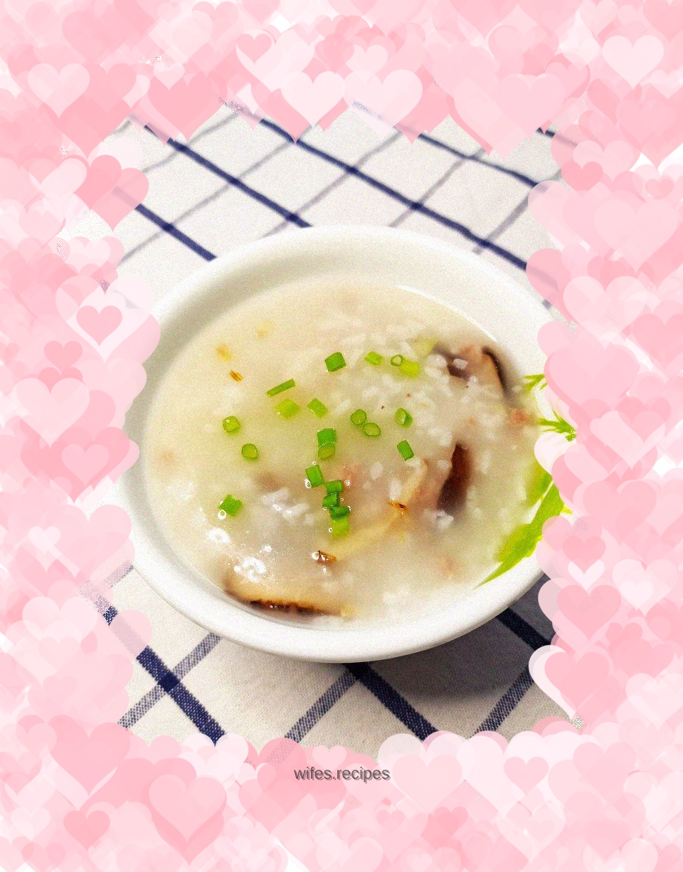 Mushroom and Beef Porridge