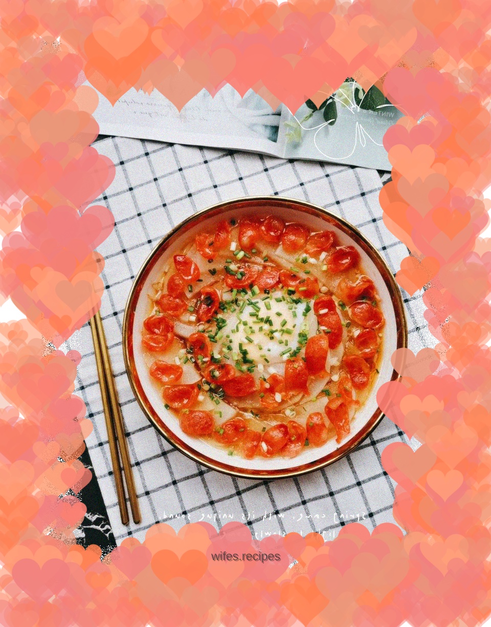 Steamed radish sausage