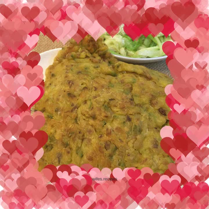 Alpine acacia egg pancake