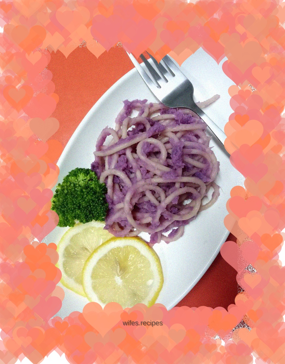 Purple Sweet Potato Pasta