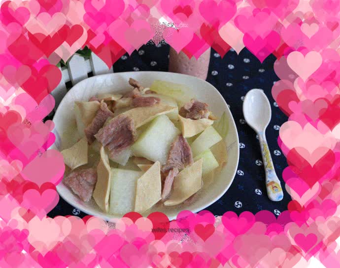 Bacon Pork and Winter Melon Roasted Thick Shredded Leaf